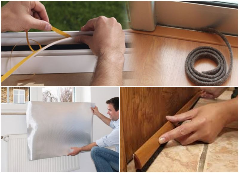 Cómo evitar que la calefacción del hogar se ‘escape’, aislar ventanas, aislar puertas, panel para radiadores